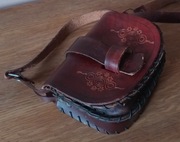 Mała Skórzana Torebka Damska Vintage 