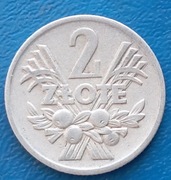 2 zł  1974 r. Kłosy zzm.
