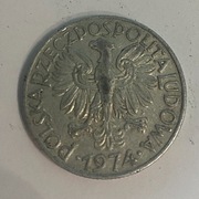 5 złotych - 1974 rok