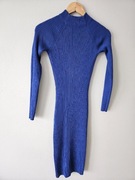 Sukienka z dzianiny sukienka na jesień dzianinowa sweterkowa midi S M 36 38