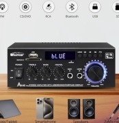 Wzmacniacz audio AK45 Stereo  Bluetooth Radio FM USB 
