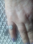 PIERŚCIONEK Z ZŁOCIE BRYLANTAMI 1CT