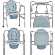 KRZESŁO TOALETOWE WC / SANITARNE – PRZENOŚNE, SOLIDNE