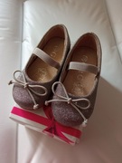 Brokatowe balerinki dla dziewczynki r.20