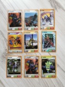 Unikatowe kolekcjonerskie plastikowe karty Panini Invizimals TYTAN 3D