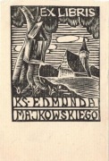 Exlibris ks. Edmunda Majkowskiego – Witold Jarosz