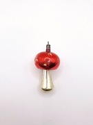 Bombka grzybek muchomor szklana prl vintage