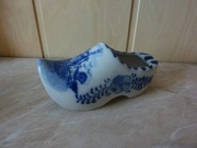 Piękny ceramiczny holenderski bucik but popielniczka 