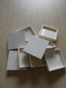 LEGO 59349 – 9x biała ścianka/panel 1x6x5, 52 g