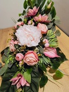 Stroik na grób, kompozycja na cmentarz, wiązanka LU29