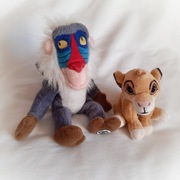 Oryginalny Rafiki Walt Disney World + młody Simba