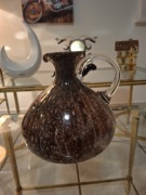  Vintage Szklana  Waza / Dzban W Stylu Art Deco Z ,, WMF " Serii " Ikora" 