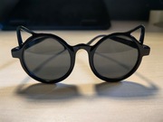 Okulary przeciwsłoneczne czarne, dziecięce 