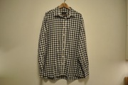 Wólczanka koszula w kratę szeroka regular kołnierzyk 46