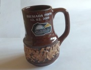 POKAL KUFEL gliniany SZKLANKA Biesiada Piwna 2000