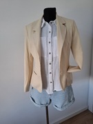 Beżowa marynarka żakiet 34 Anjo