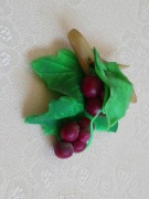 Owoce, kiść winogron - magnes na lodówkę