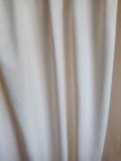 Kremowe zasłony , nowe , salon , kuchnia 