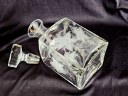 Karafka szklana retro ,  do wina wódki Vintage retro prl 