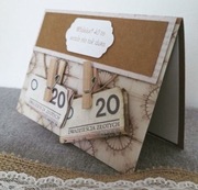 Kartka na 40 urodziny personalizowana. 