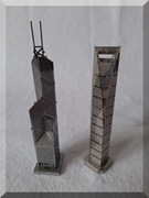 Wieżowce - Metal Earth - modele złożone 3D, prezent dekoracyjny