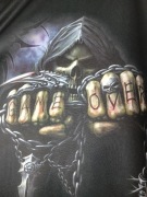 Mroczny T-shirt SKULL Game Over | Metal Grunge Y2K | Rozmiar L