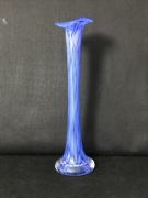 Wazon szklany – kobalt / niebieskie szkło artystyczne.