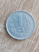 moneta 1 zł   rok 1985
