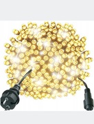 LAMPKI CHOINKOWE 500LED FLASH  ZEW/WEW BIAŁE CIEPŁE +FLASH 