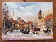 Obraz olejny 30x40cm Warszawa