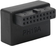 Łokieć 90 USB 3.0 20Pin/19Pin Męski na żeński Przedłużacz do Płyty Głównej 