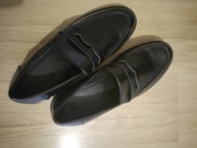 Męskie czarne mokasyny H&M rozmiar 40