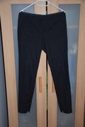 Massimo Dutti granatowe spodnie rurki s