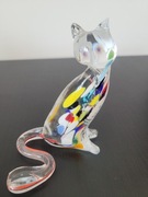 Szklana Figurka Kota 