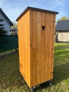 Latryna / wychodek / sławojka / WC / deska na pióro wpust