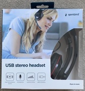 Słuchawki gamingowe nauszne Gembird - jak nowe, nieużywane