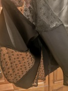 Sukienka atłasowa z koronką