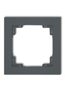 Ramka pojedyncza Karlik deco grafitowy mat