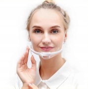 Przezroczysta Mini przyłbica mini shield maska