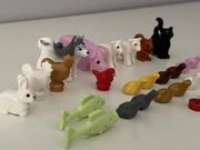 Lego zwierzęta farma świnia żaby pies owieczka