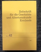 ZGAE Zeitschrift für die Geschichte und Altertumskunde Ermlands, Band 42