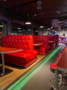 Kanapy / loże na wymiar pikowane. Kanapy do restauracji, dyskoteki.