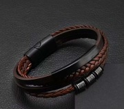 Bransoletka męska czarna