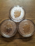 Srebrne monety 2 oz White Lion of Mortimer 2020- Queen's Beasts 999.9