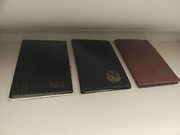 3 szt klaser na monety 17x12  cm 