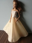 Ubranka dla lalki Barbie - sukienka