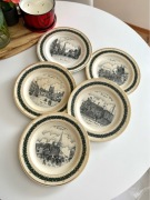 Zestaw 5 talerzy The Canterbury Collection – Hereford – Złoto 18K