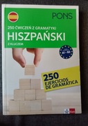250 ćwiczeń z gramatyki hiszpański z kluczem PONS