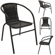 Krzesło Ogrodowe Balkonowe Na Balkon Taras Technorattan Fotel Bistro