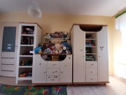 Komplet mebli Gluck + materac + komplety pościeli 